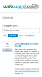 Mobile Screenshot of feedback.webwordcount.com
